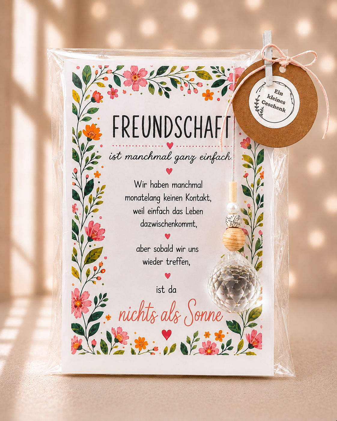 Sonnenfänger Freundschaft ist manchmal ganz einfach